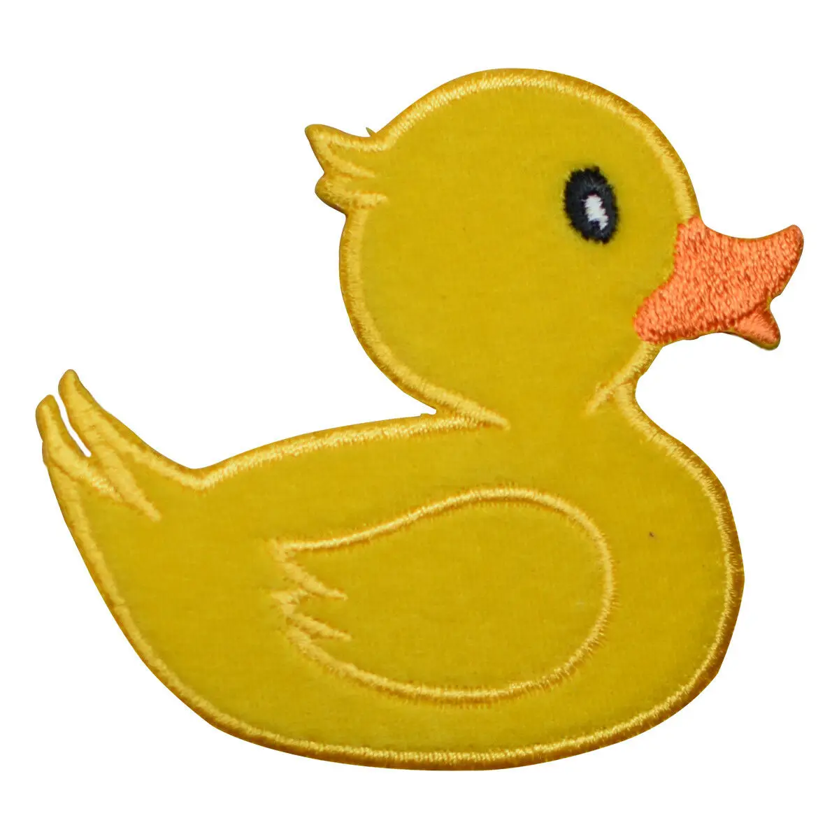 Yellow Rubber Ducky Applique Patch - Duck Badge 3