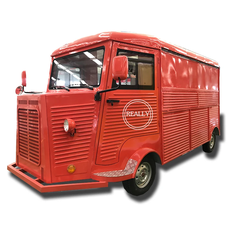 2023 New Arrival VintageอาหารมือถือรถบรรทุกอาหารVan Metro Dining Car