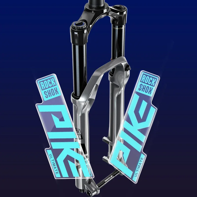 2020 Rockshox Pike Front Fork Sticker Bicycle Decorative Mountain Bike Waterproof Front Fork sticker Transparent Bottom