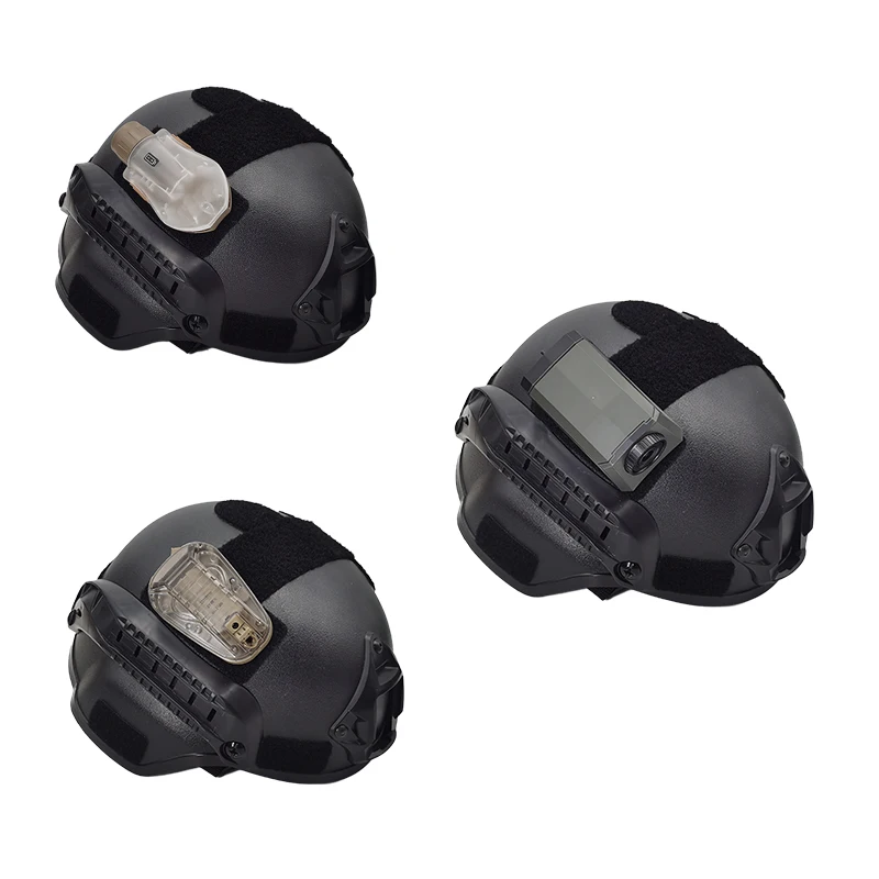 DulNo Function Casque de sport, lampe de signalisation de sécurité, modèle de caméra militaire CS, casque rapide, casque de cyclisme, accessoire décoratif