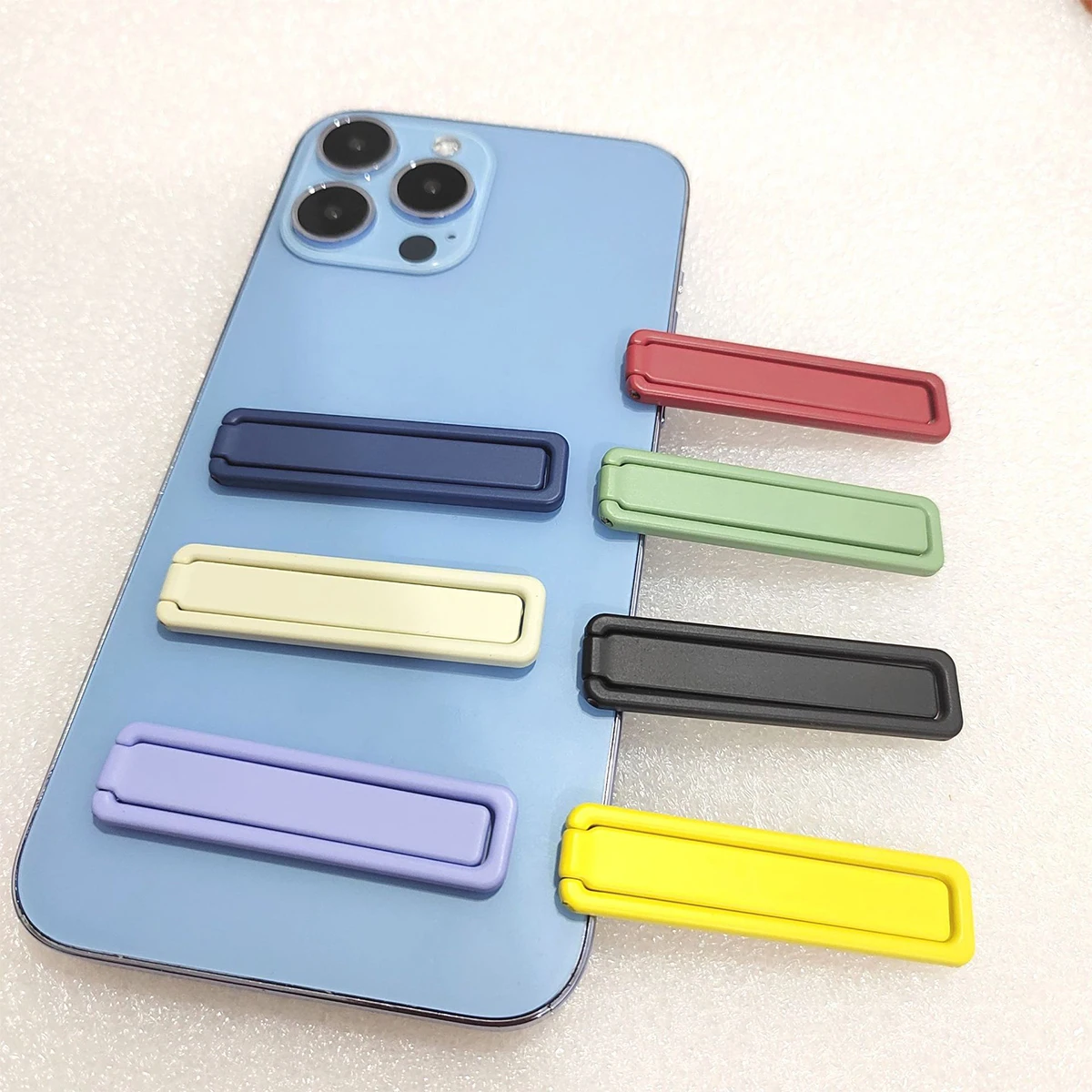 Ultra Thin Mini Metal Fold Mobile Phone Stand Alloy Invisible Portable Foldable Stand for iPhone Samsung Xiaomi Ring Kickstand