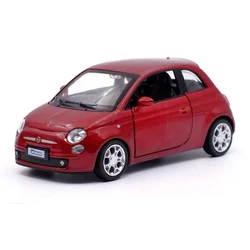 1:32 Fiat 500 Alloy Mini Car Model Diecast Metal Toy Vehicles Car Model High Simulation Miniature Scale Collection Children Gift