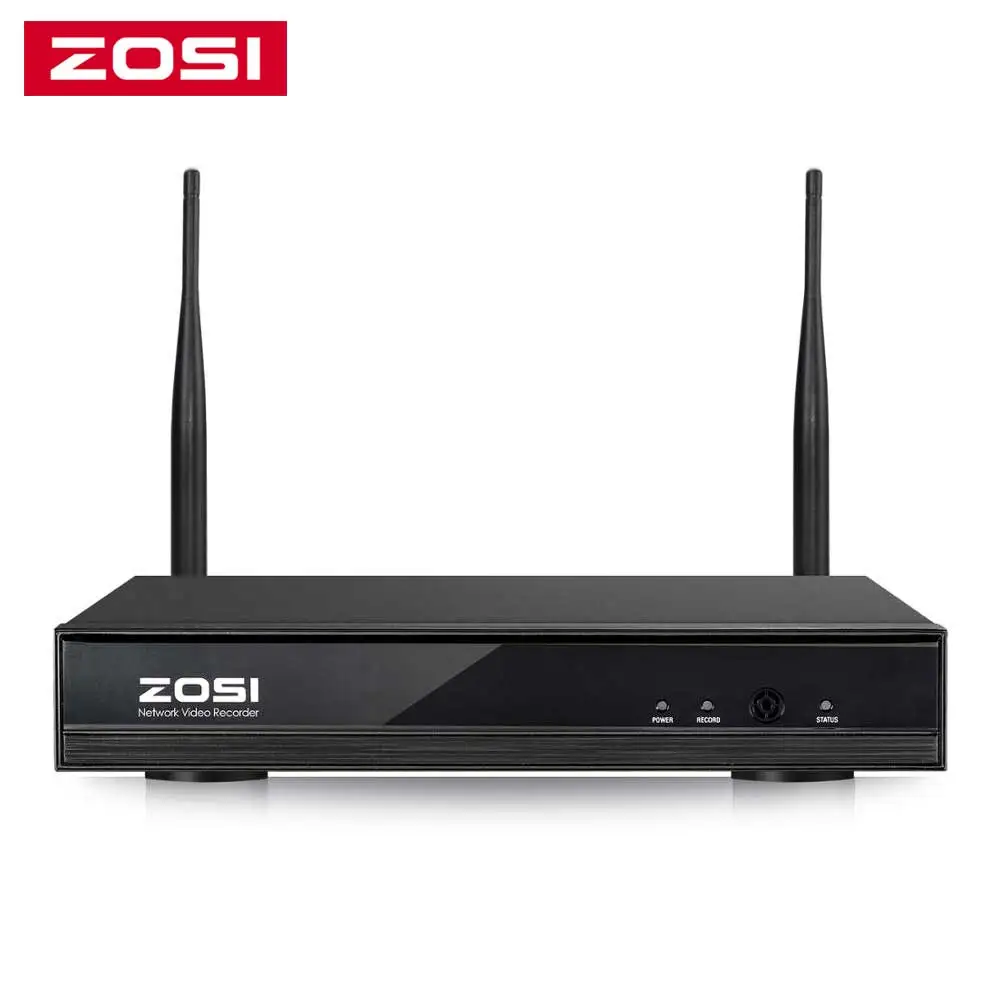 

ZOSI Surveillance Video Recorder Wireless 1080P 8CH 8 Channel H.265+ CCTV NVR for ZOSI 2.0MP WIFI IP Camera ZOSI Smart APP