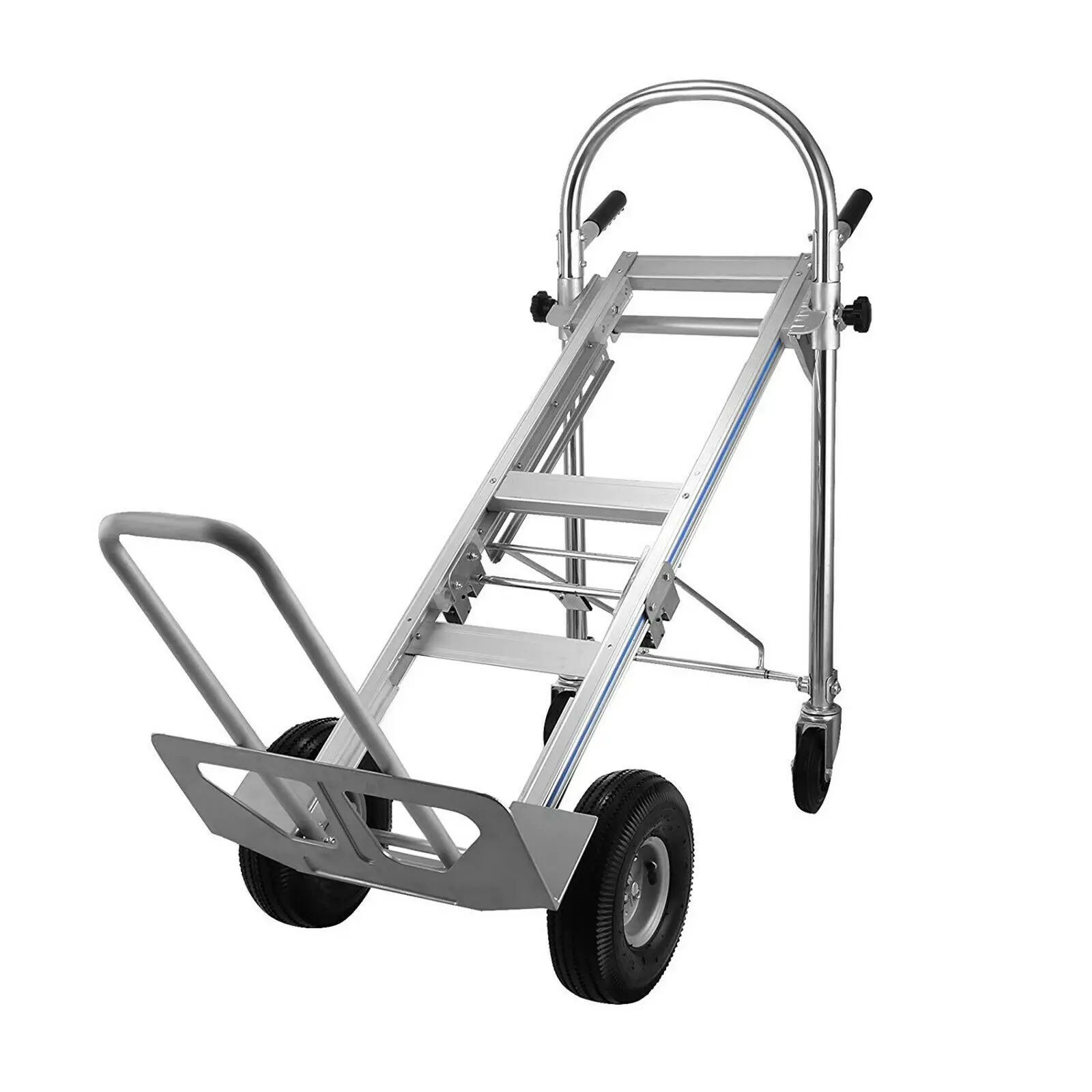 Imagem -05 - Hand Truck Folding Cart With Wheels 3in Outdoor Wagon Dolly Carrinho de Compras Escada Climber Trolley Utility