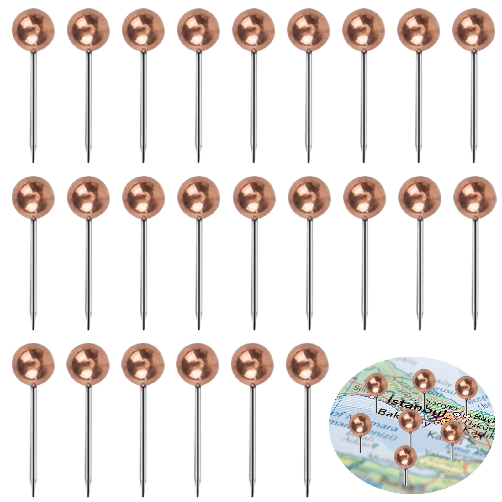 400pcs Posters Documents Flag Tacks Map Pin For Hanging Craft Home Office Reusable Steel Tip Plastic Head Calendars Softwood