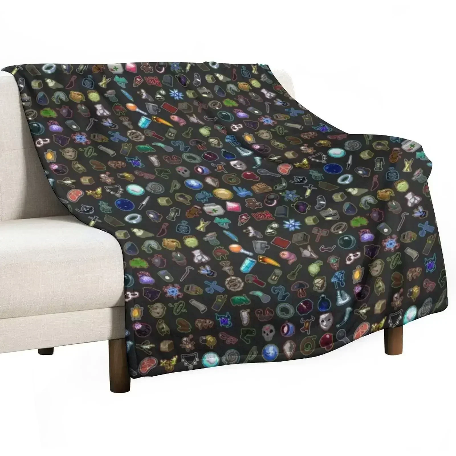 

Risk of Rain 2 Items Throw Blanket Soft Breathable Blanket for Night Sleeping