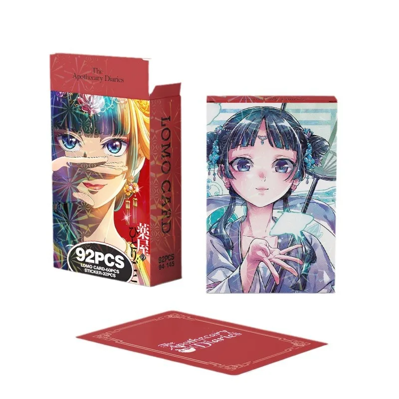 Coleção Anime Medicine House Girl Cards, Cartão LOMO, Miao, Miao, Cartão Dupla Face, Decoração de Interiores, Cartão da foto, Etiqueta, 92Pcs