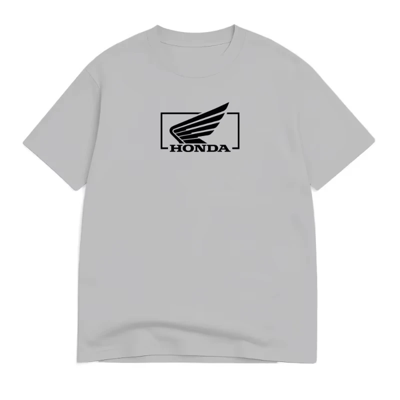 

HONDA 2026 New Hot Summer Retro Motorcycle Series Printed Loose Neck Hip Hop Top Non-winged Motorcycle T-Shirt Racing T-Shirt