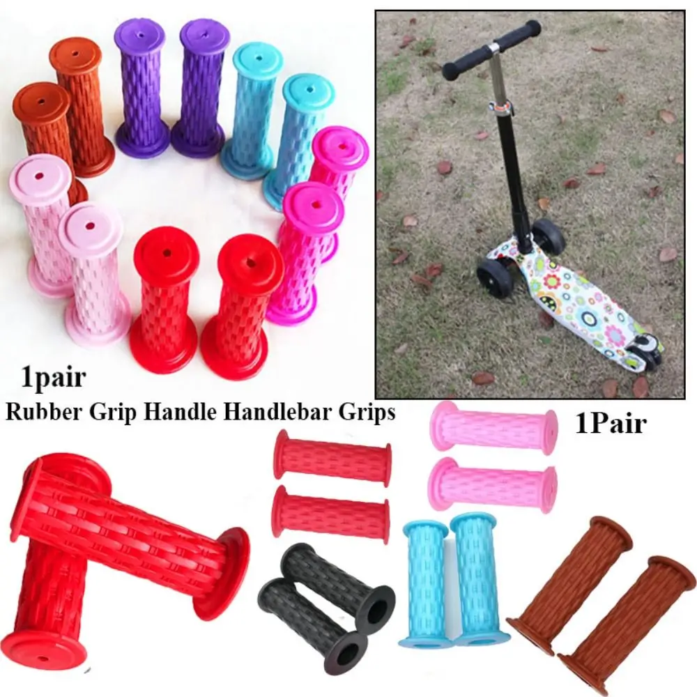

1Pair Colorful Blue Red Rubber Grip Bike Handlebar Accessories 7 Colors Anti-skid Handlebar Handle Handlebar Grips