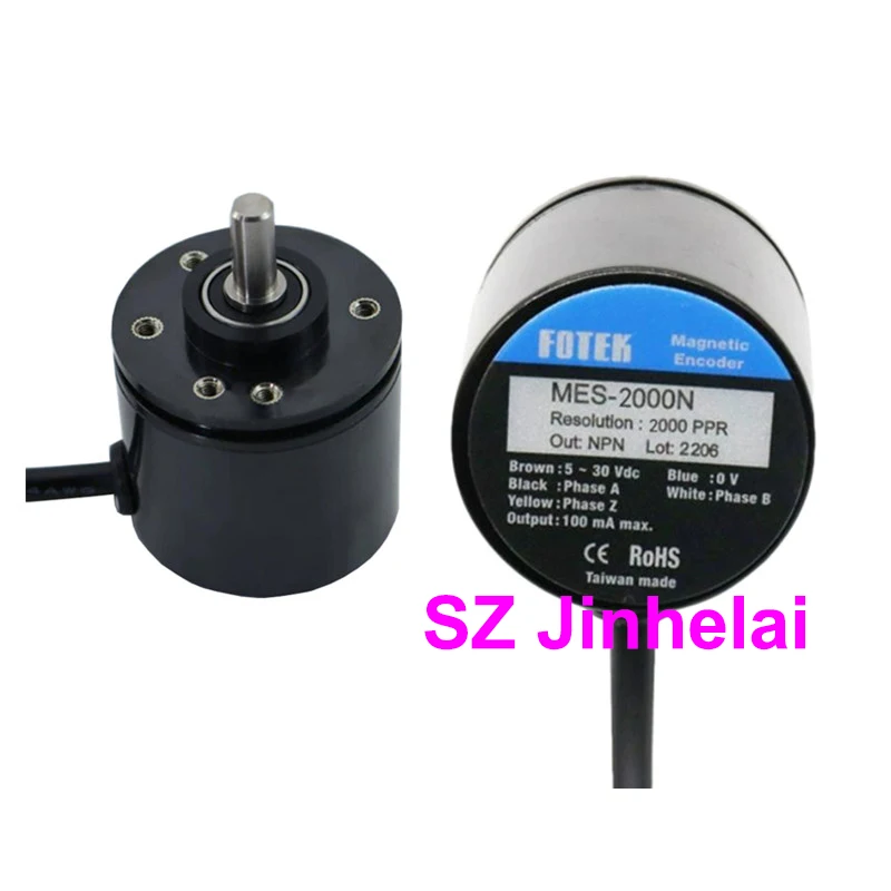 Authentic Original FOTEK Pulsed Rotary Magnetic Encoder MES-100N 200N 300N 360N 400N 500N 600N 1000N 2000N 2500N