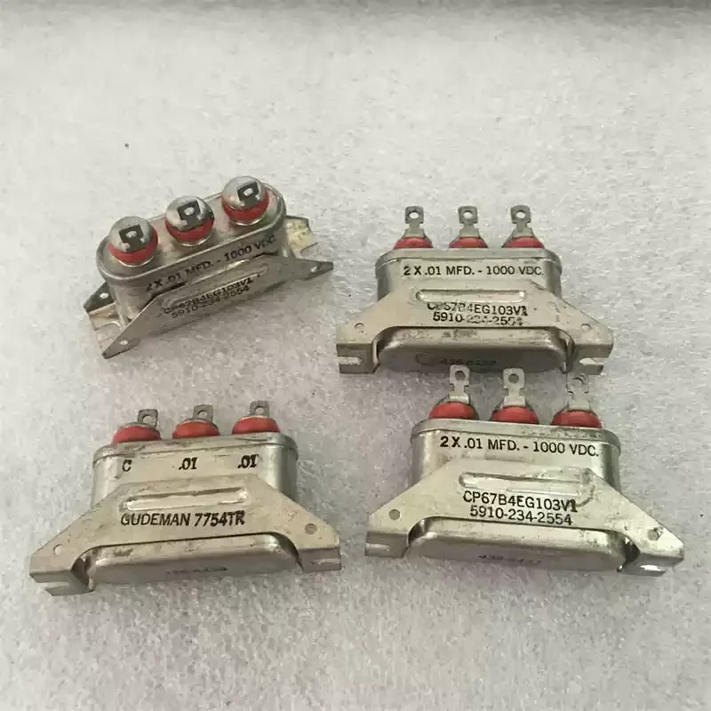 GUDEMAN 2 × 0.01UF 1000V Copper Shell Gallbladder High Voltage Coupled Oil Immersed Capacitor from the United States
