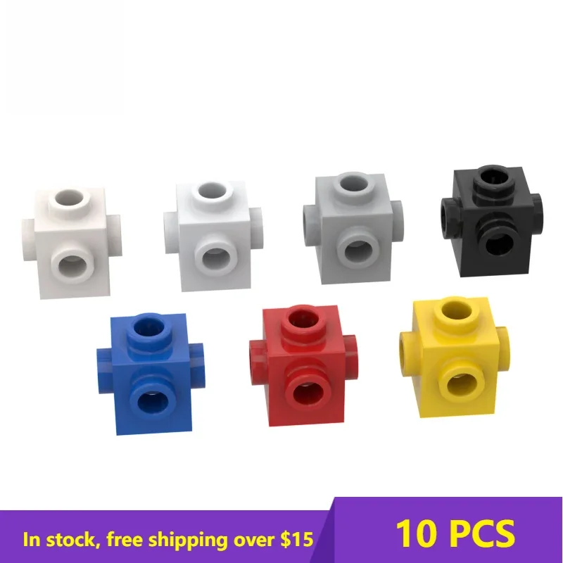 10PCS Plate Brick 4733 1x1 Compatible Assembles Particles For Building Blocks Parts DIY  Educational Creative