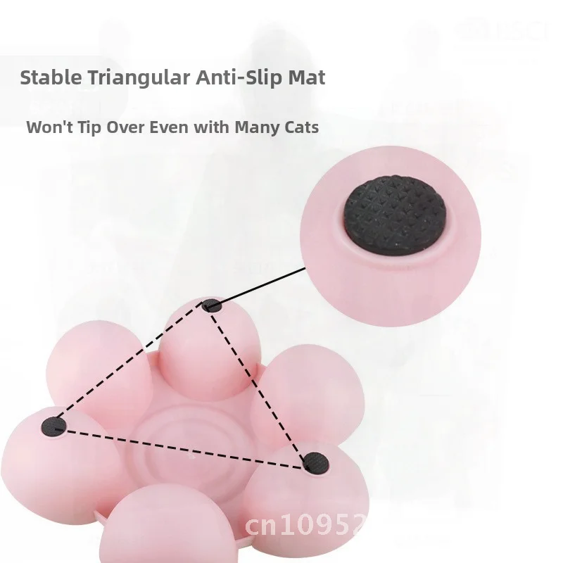 

Шестипластковая миска для домашних животных, кормушка для питьевой воды для кошек, синий, желтый, розовый, пластиковые товары для домашних животных от Amazon