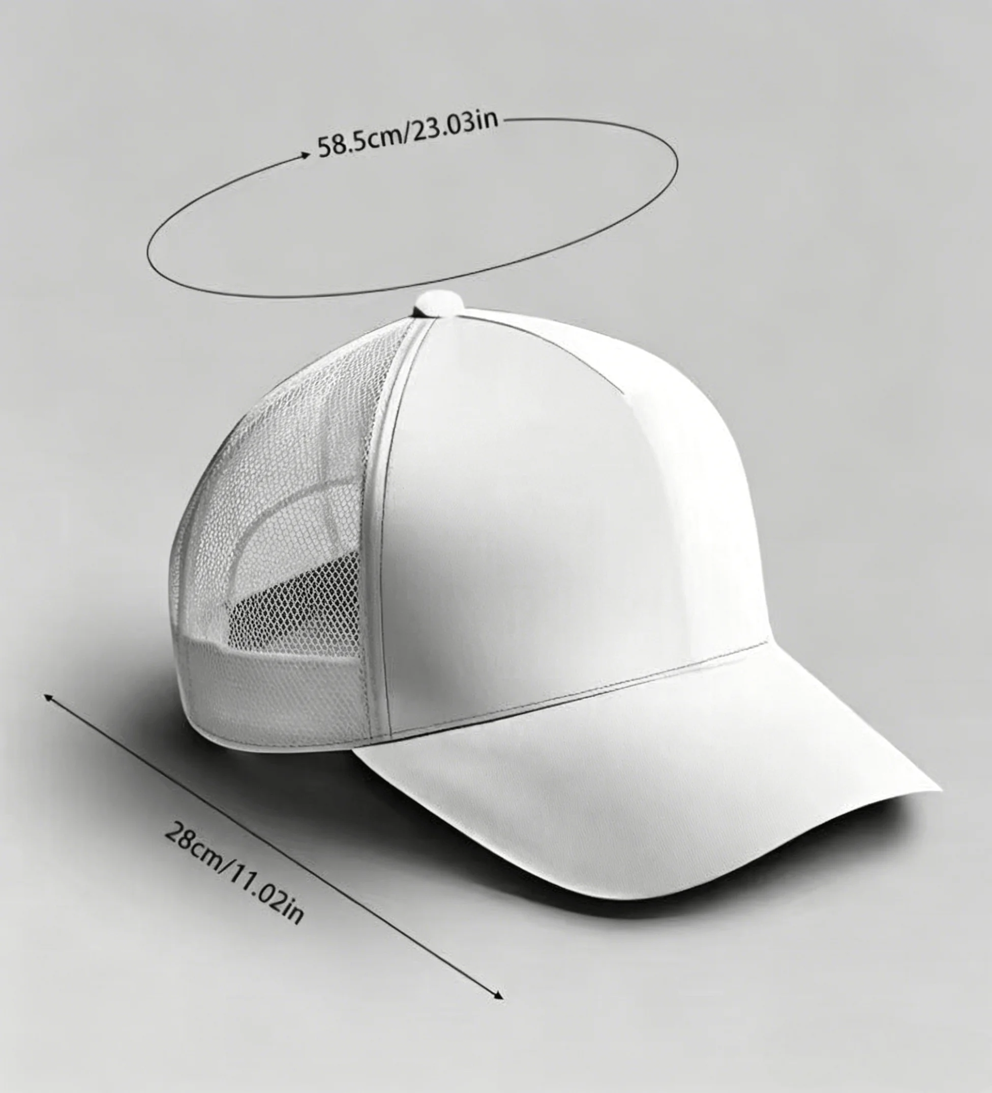 Belarusian Knight Emblem Trucker Cap Unisex Men Women Mesh Back Snapback Hat Outdoor Workout Daily Wear Sun Baseball Cap view 4
