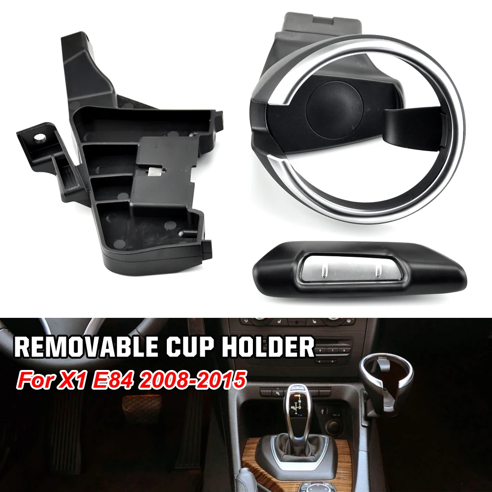 Car Cup Holder Drink Holder For BMW 1 Series 135i 128i X1 E82 E84 E88 E81 E82 E82e E87 E87N 51160443082 ﻿51169144632 5116912265 3