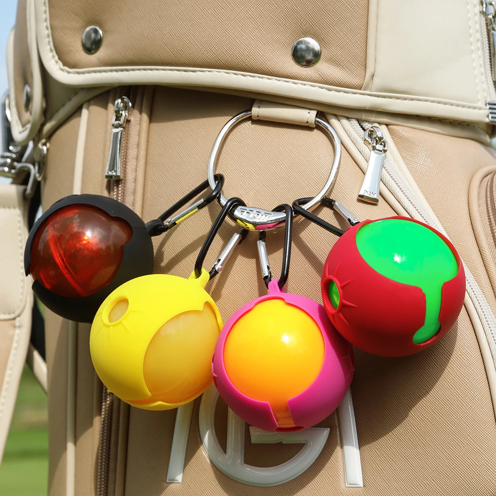PGM Golf Ball Holder Flexible Silicone Golf Ball Portable Single Ball Carrier Protective Holder Bag Golf  Accessories