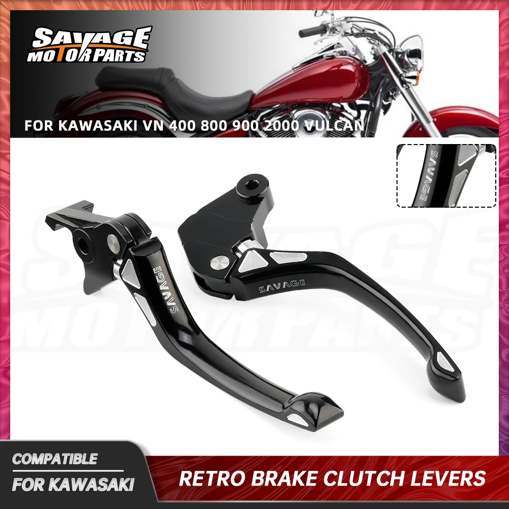 

For KAWASAKI VN400 VN800 VN900 VN2000 Vulcan Motorcycle Brake Clutch Levers Motor Grips Handle Accessories VN 400 800 900 2000