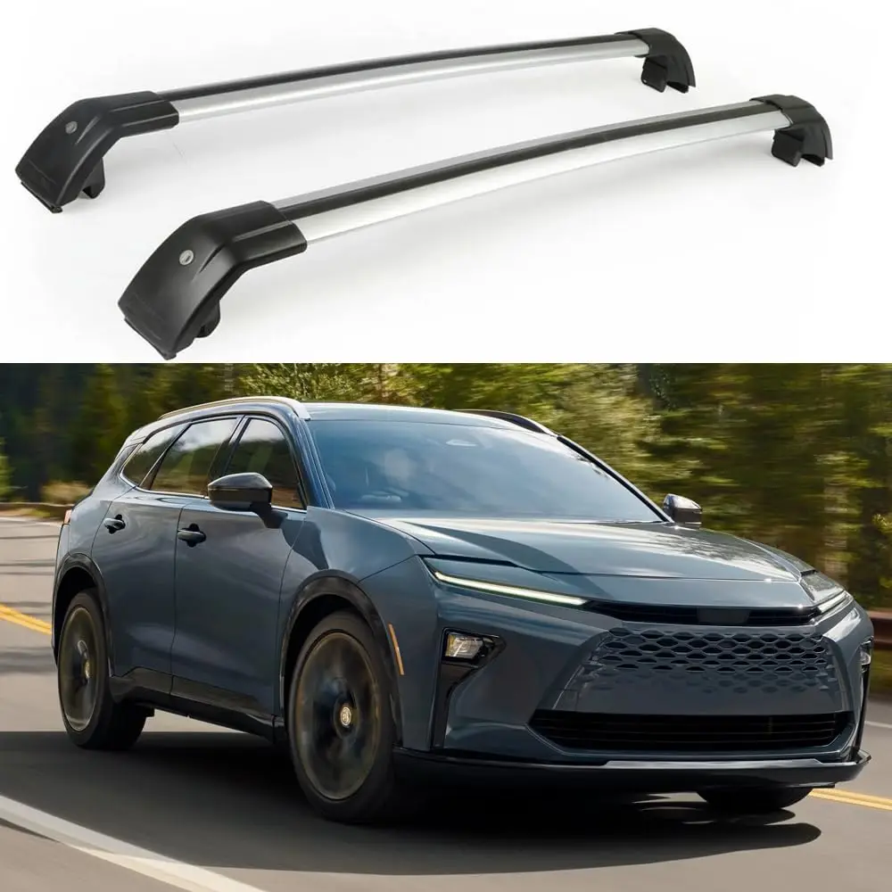FTAPACCE Barra transversal para Toyota Crown Signia XLE Limited 2025, portaequipajes, portaequipajes, portaequipajes con cerradura, 2 uds. Alu