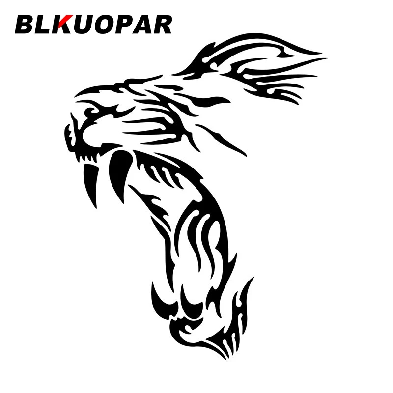 

BLKUOPAR Wild Lion Funny Car Stickers Scratch Proof Sunscreen Decal Personality Creative Vinyl Car Wrap Trunk JDM Decoration