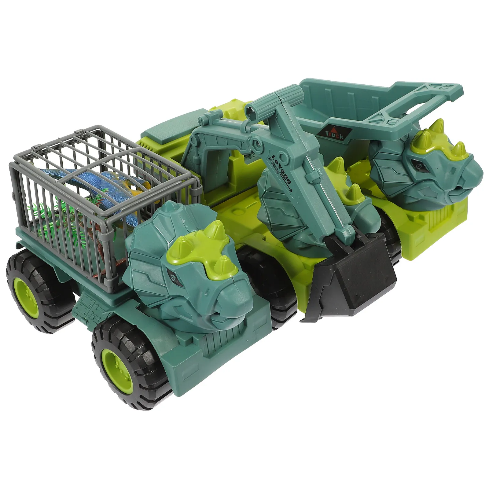 

1Set Cartoon Dinosaur Engineering Car Household Interactive Children Play Fun Birthday Party Favors Car for Boys Kids Creative