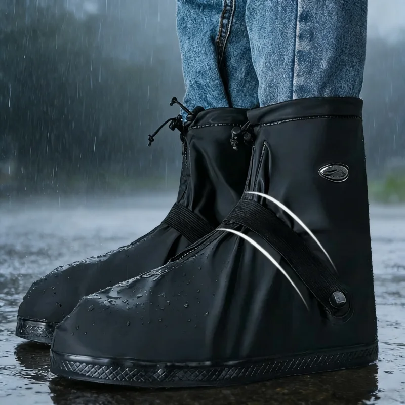 AliExpress NONE Rainproof Anti-Slip Reusable Shoes Cover Water Boots Pants Legs Protection Overshoes Cycling Hiking Waterproof Rain Boot Cover