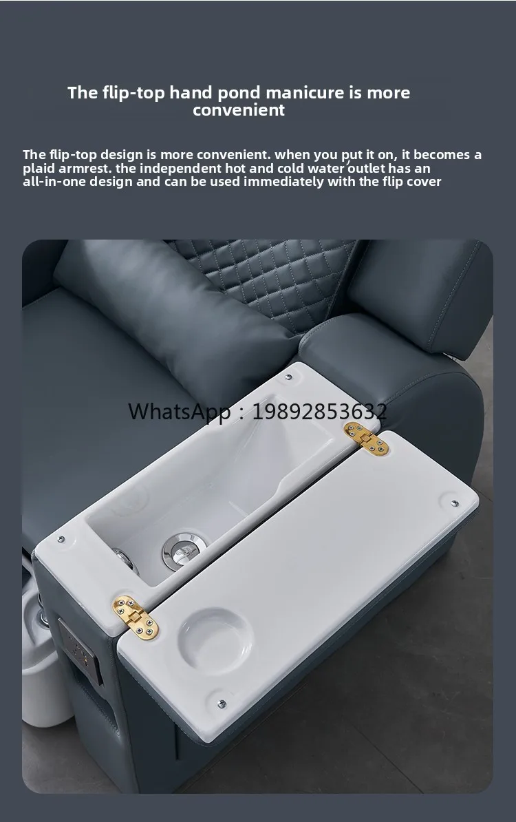 

ZZ Sofa Nail Chair Multifunctional Foot Bath Massage Electric Eyebrow Tattoo Eyelash Beauty Foot Recliner Beauty Salon