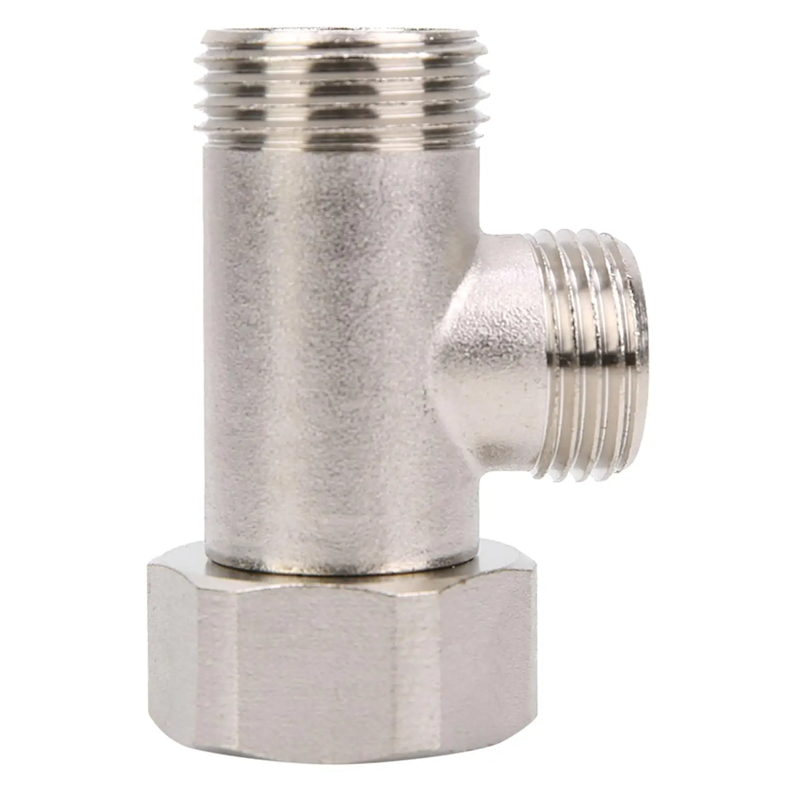 

Brass T Adapter Three Way Connector Spray Tee for Bathroom Toilet Shower Head Diverter Fitting