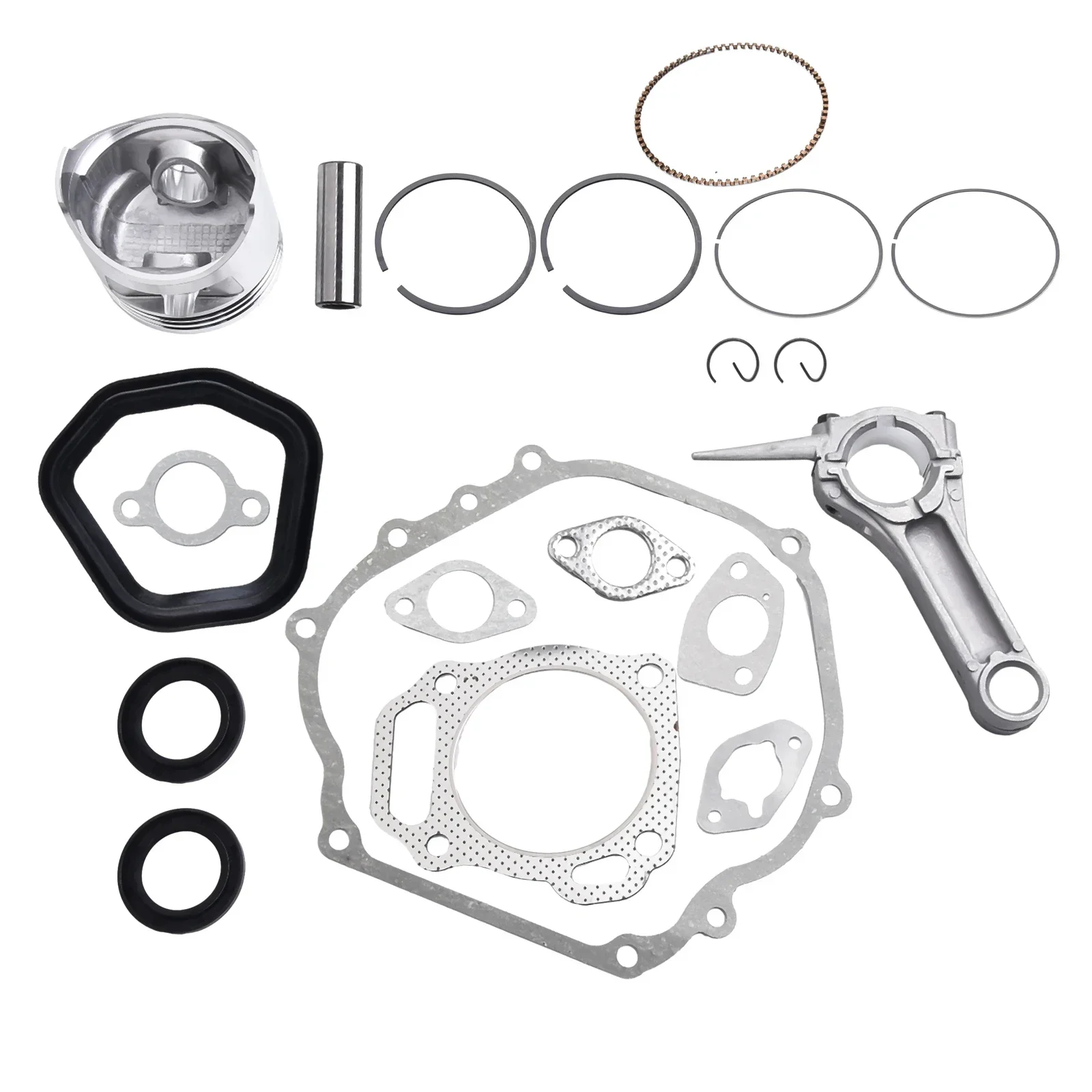 Imagem -03 - Rebuil Kit para Honda Gx390 13hp Anel Pistão Biela Seal Juntas Motor Peças Cortador de Grama Gerador Motor Cortador de Grama