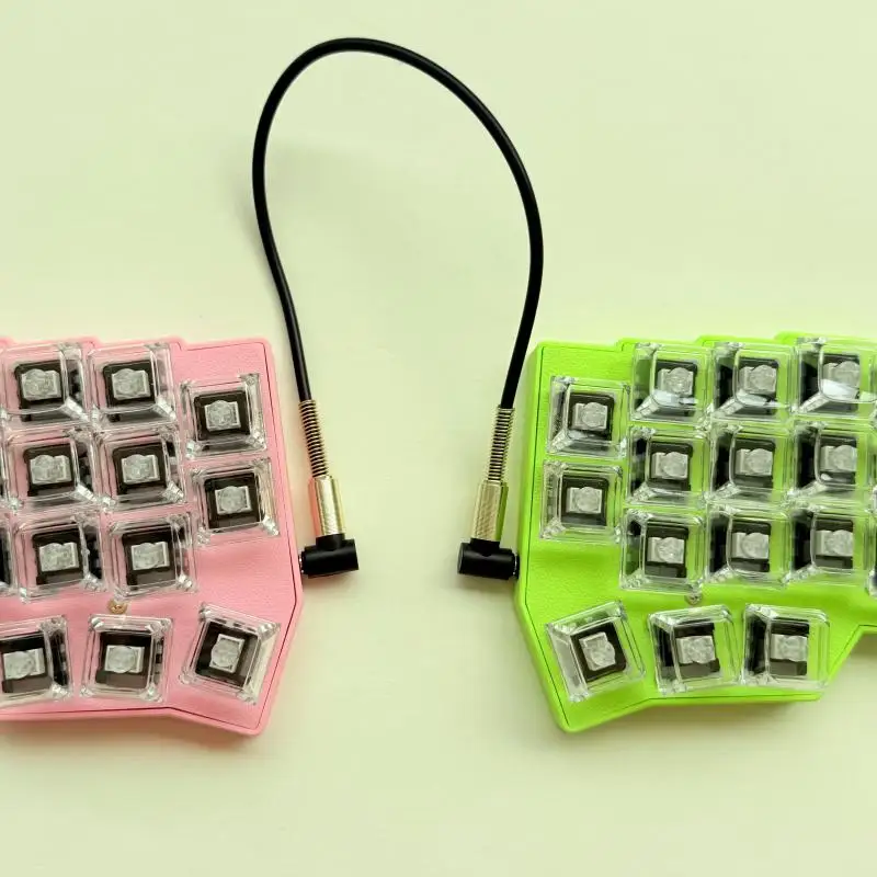 Corne V4.1 Split Teclado mecanico Kit Custom Wired Single-Mode RGB Backlight Hot-Swap Function VIAL Support for MX Switch