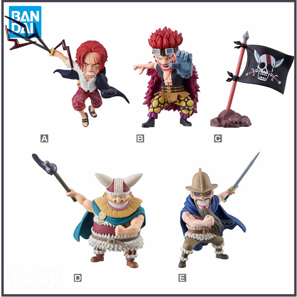 In Stock Original Bandai Anime One Piece Shanks Eustass Kid Dorry Brogy Elbaf WCF Sets Action Figures Banpresto Toys Figurine