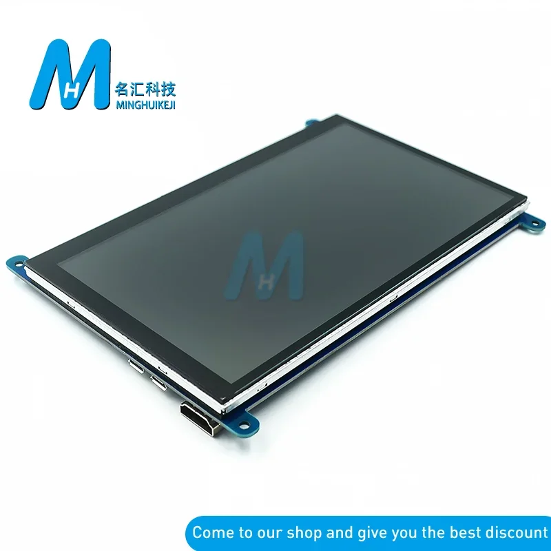 Pantalla táctil HDMI de 7 pulgadas, 1024x600 IPS, Panel de pantalla táctil hdmi, pantalla de frambuesa, Monitor LCD DIY HD para Raspberry Pi 2/3/4 B +/4b