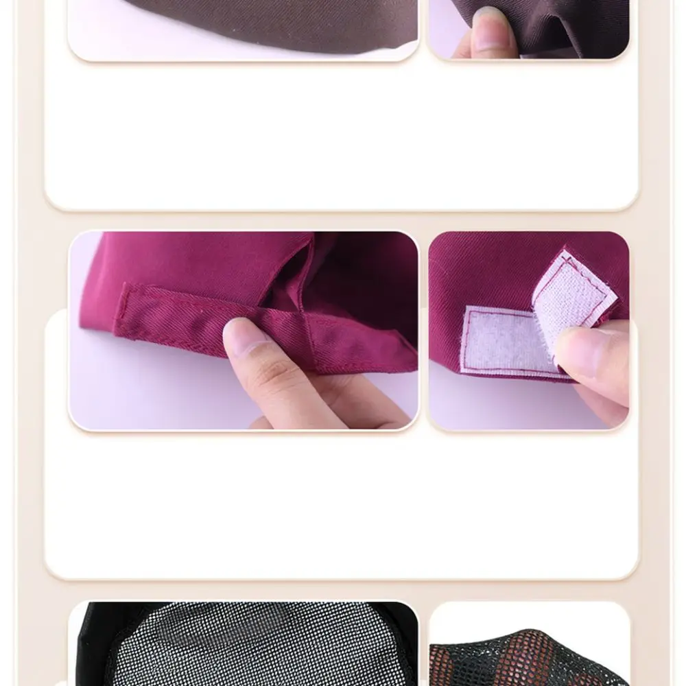 Japanese Style Chef Hat Restaurant Kitchen Work Cap Unisex Breathable Polyester Cotton Adjustable Food Service Cooking Headwear