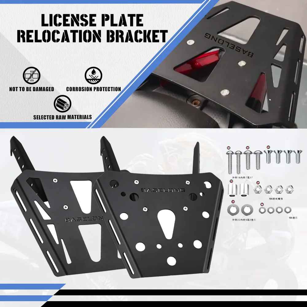 

For Aprilia Tuareg660 2021-2023 2025 Tuareg 660 2024 Motorcycle Rear Luggage Rack Top Case Mount Plate Luggage Holder Bracket
