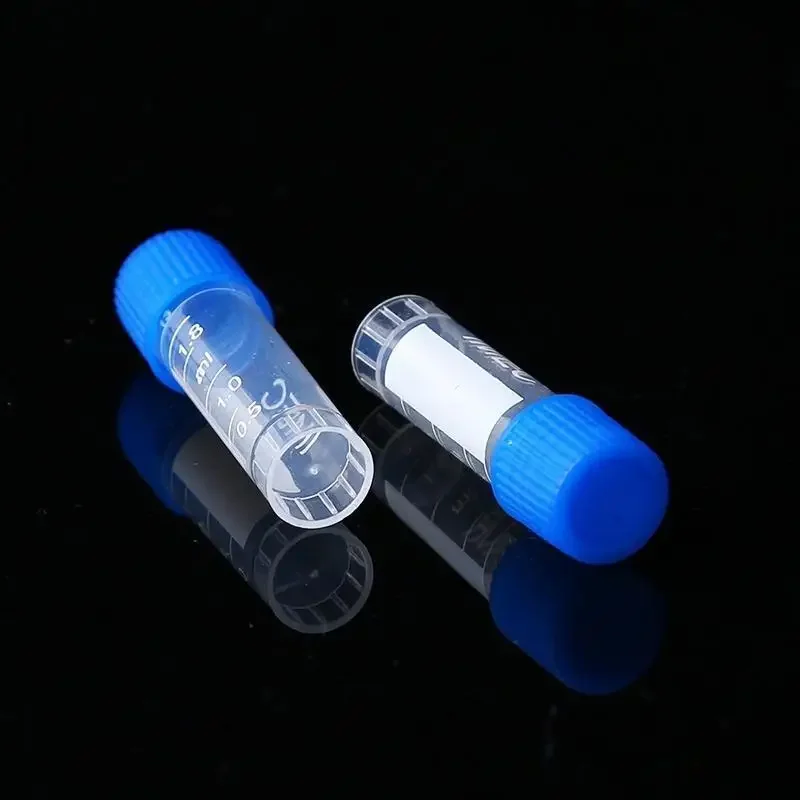 500 szt. Probówek laboratoryjnych do analiz, probówki wirówkowe z zakrętką, 1,8 ml, z podziałką, probówki PP do zamrażania. — zdjęcie produktu 5