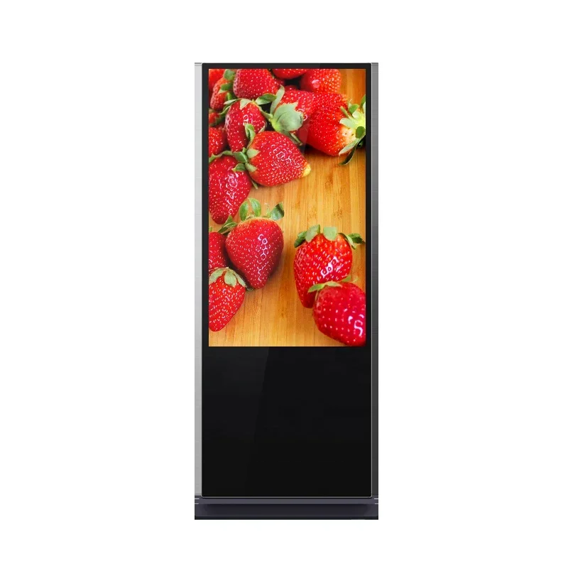 Infrared Screen Totem Digital Signage Wifi Led Poster Brightness Standing Advertising Full Screens Led Poster