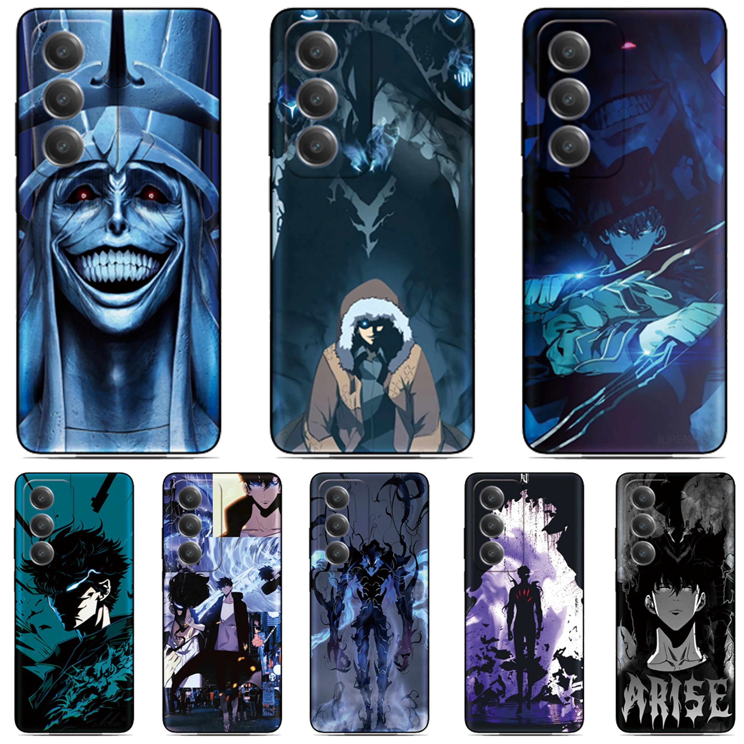 

Solo Leveling Anime Phone Case For OPPO A5x 4G A79 5G A80 A3X A5 Pro A8 A9 A53 2020 A40 A2X A16 A16s A15 A17 A17K A18 A38 Cover