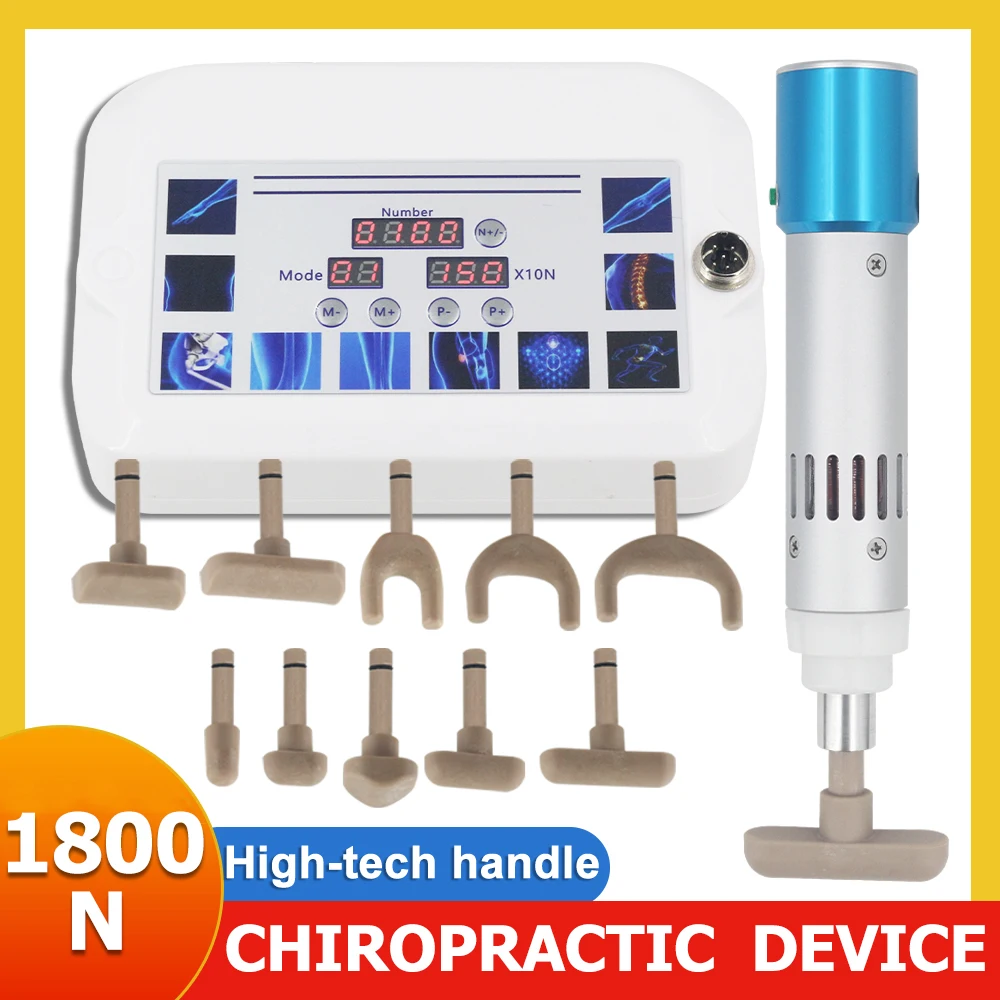 

Chiropractic Adjusting Instrument /Impulse adjuster Electric Correction Gun Cervical Massage Spine 1800N Chiropractic Tool