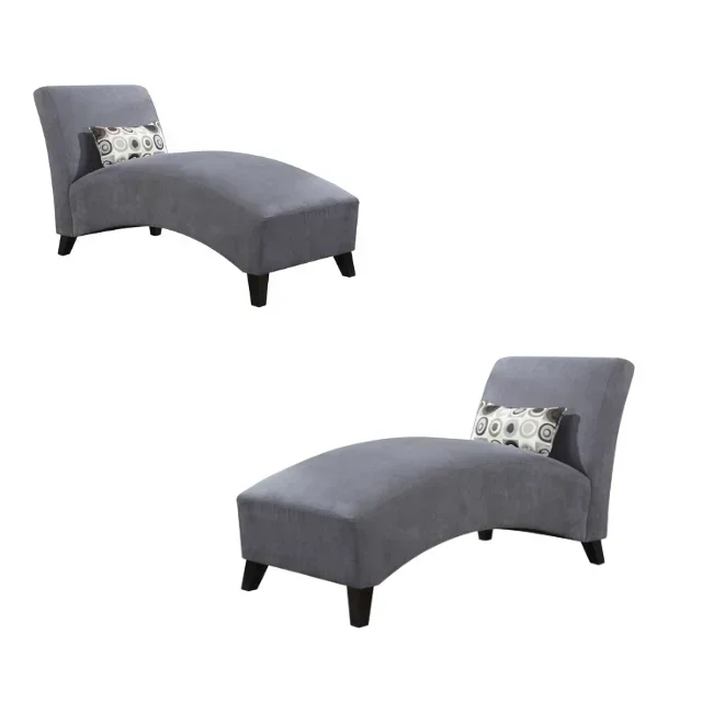 New fashion fabric chaise lounge with comfortable cuhion home furniture leisure chair for living room hotel bedroom direct use