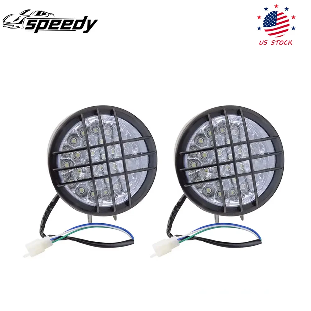 

2 шт. линзы, светодиодные фары для Yamaha Warrior 1996-2001 годов 1996-1998 годов Yamaha Kodiak