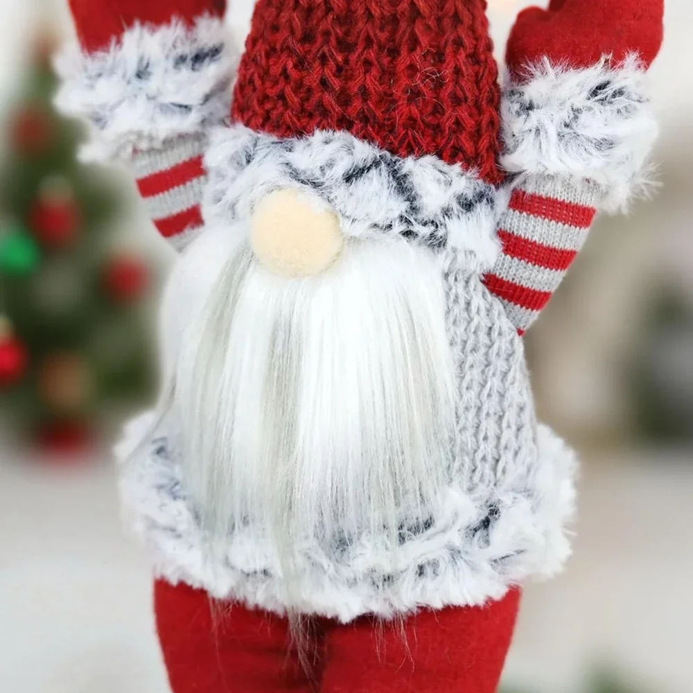 عيد الميلاد القفز بالمظلات رجل قلادة سانتا كلوز دمية الأطفال دمية هدية عيد الميلاد زينة عيد الميلاد لوازم الحفلات المنزلية الحلي #5