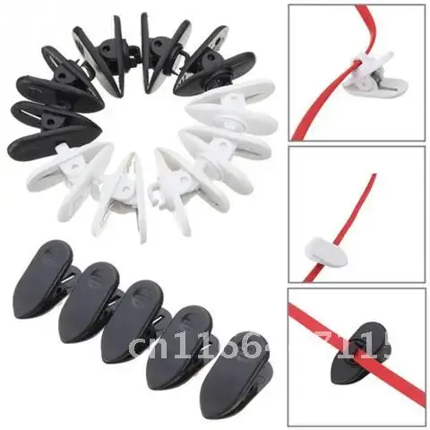 10 Pcs/lot Earphone Cable Cord Collar Clip Nip Holder Mount Headphone Clamp Holder Wire Lapel Clip #5