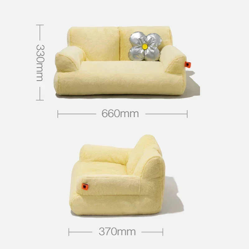 Luxury Fluffy Super Soft Kitten House Cat Nest Pet Articles Bed Sofa Furniture Dogs Cats