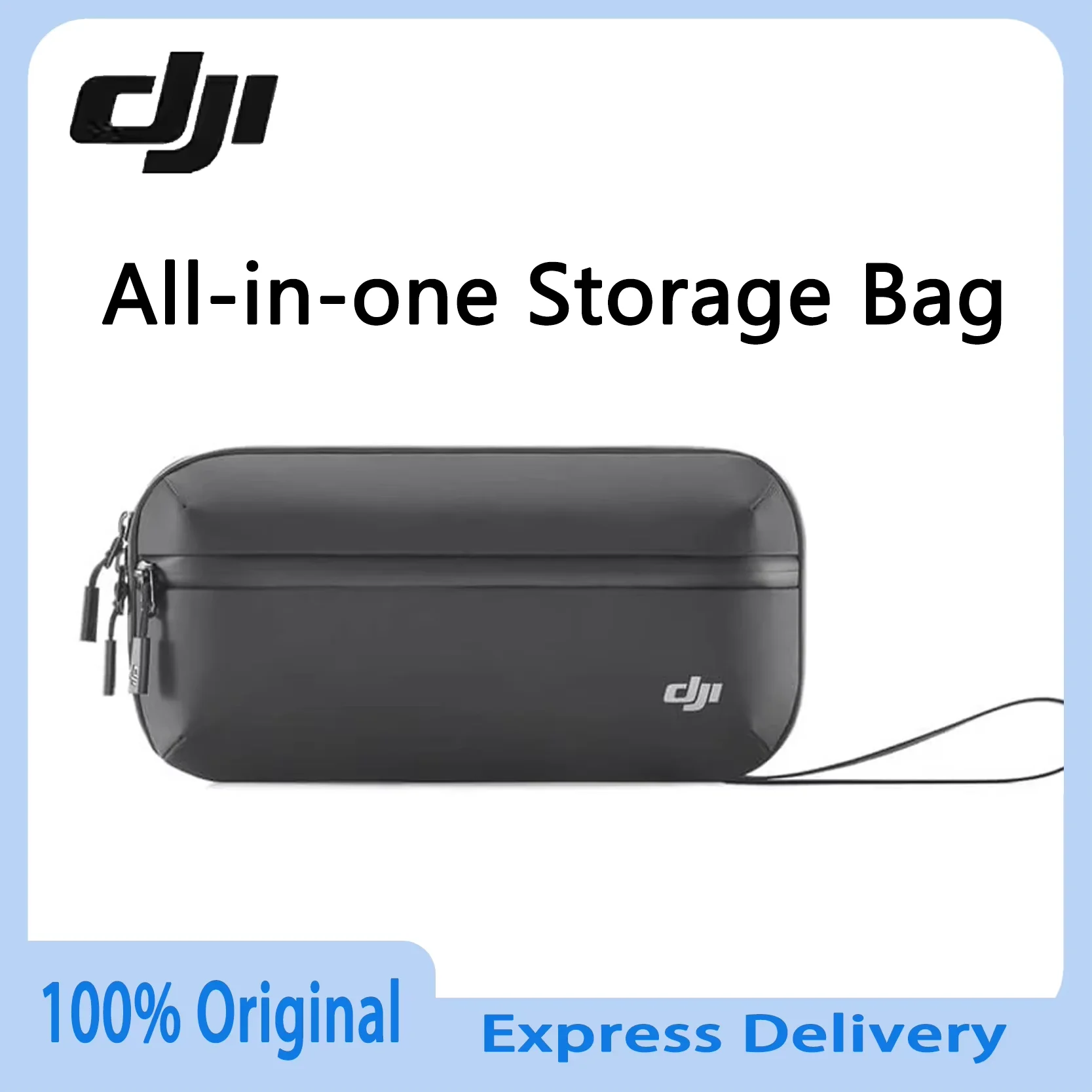 

Оригинальная универсальная сумка для хранения DJI Osmo Action и аксессуаров с водонепроницаемой конструкцией и организованной внутренней компоновкой.