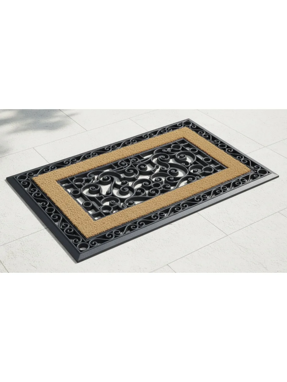 

Natural Coir Rubber Door Mat 24x36 Inch Heavy Duty Anti Slip Easy Clean Indoor Outdoor Entryway