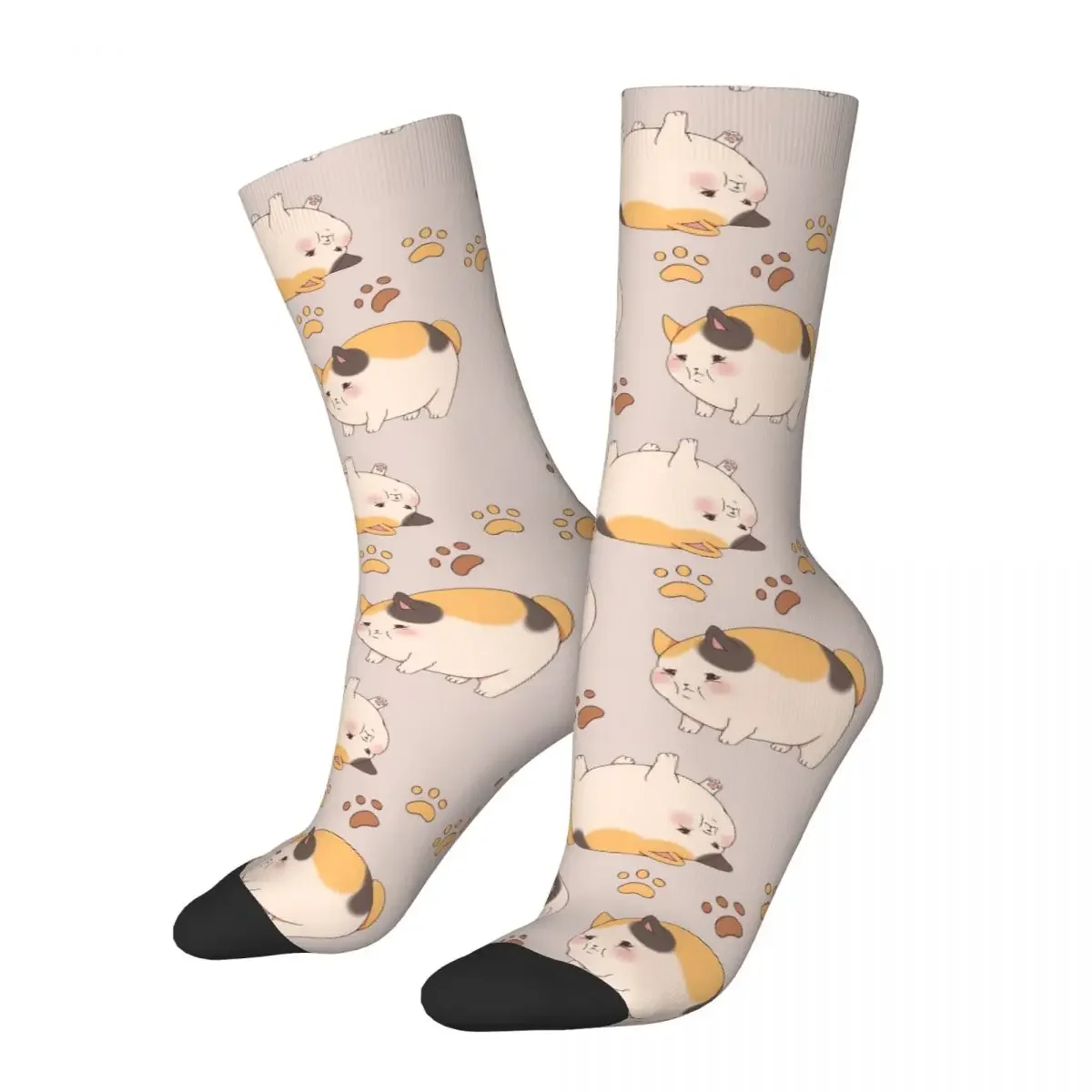 

FFXIV - Fat Cats Socks Harajuku Super Soft Stockings All Season Long Socks Accessories for Unisex Gifts