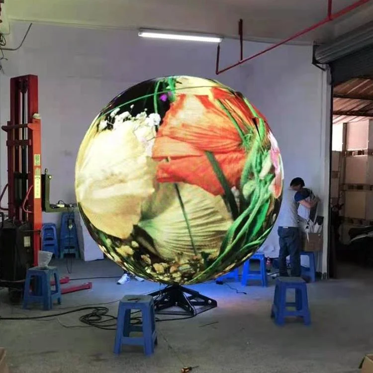 

Outdoor LED Ball Screen Waterproof and Dustproof Stable Quality Color Led Flexible Display P2 Indoor Full Color