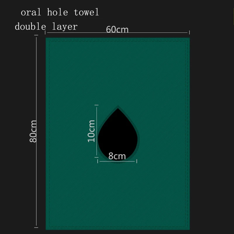 القطن الخالص حفرة منشفة القماش مزدوجة الجفن التطهير منشفة وسادة واحدة الوجه البلاستيك أداة ثقب الوجه منشفة