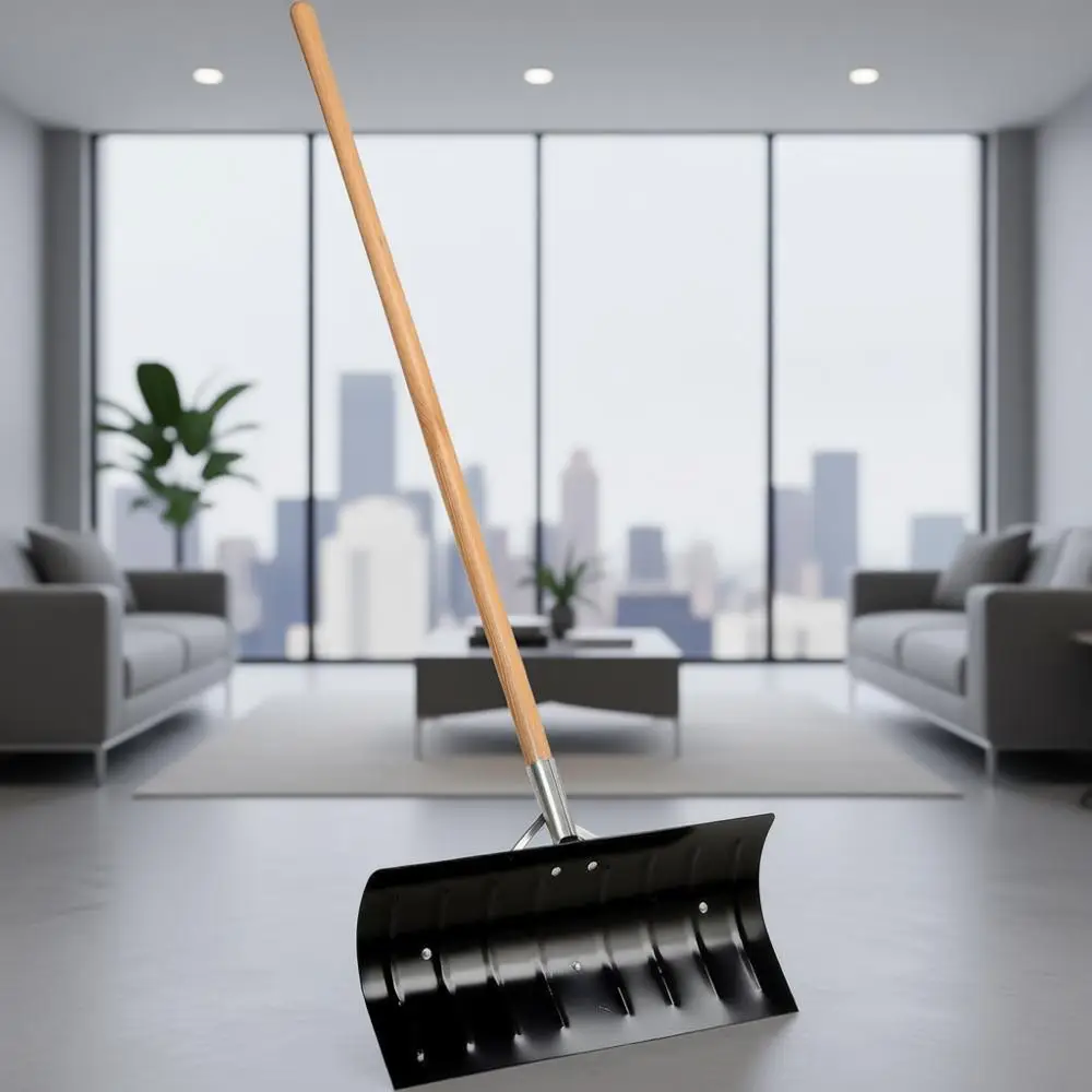 

24-Inch Steel Pusher for Gardening and Landscaping