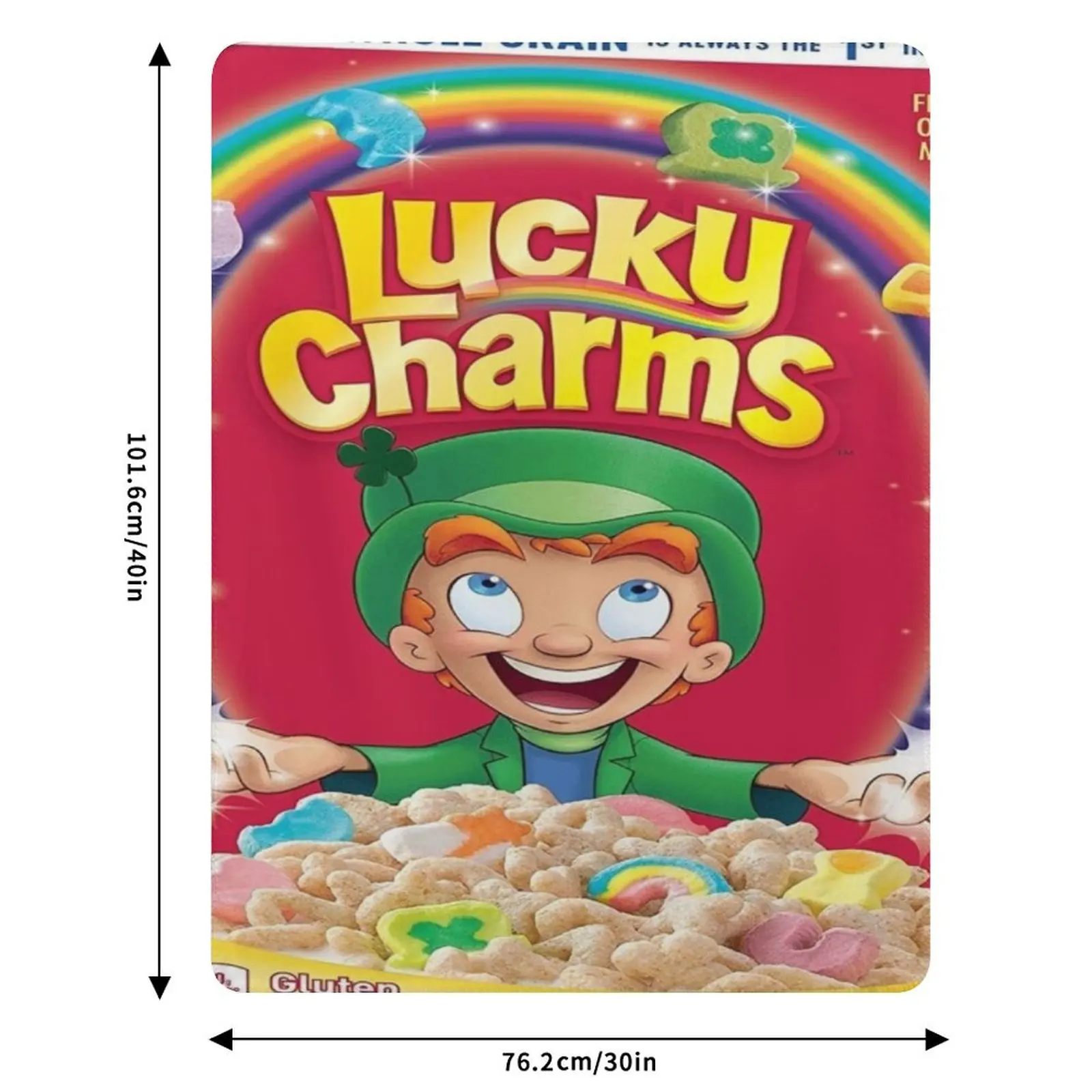Lucky Charms Throw Blanket for sofa Kid'S Thins Blankets For Sofas Furrys Cute Blankets - view 6