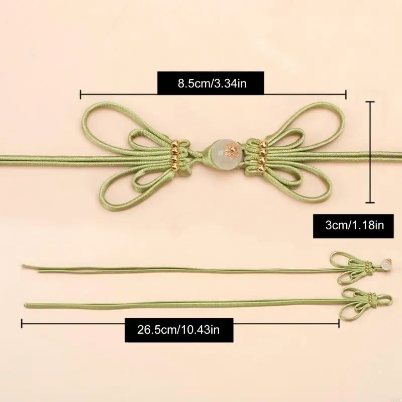6Pcs Chinese Resin Clasp Decors For Costume And Craft Enthusiasts Y166